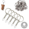 Silver Plated Keychain Rings - 10-500pcs Split Ring Key Holders. 