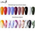 Monja 8ML Blooming Gel Nail Polish Gradient Blooming Watercolor Effect Transparent Soak Off UV LED Gel Manicure Tool. 