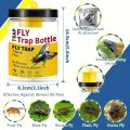 Outdoor Hanging Fly Trap Bottles Reusable Fly Killer Trap Fruit Bee Fly Trap Killer Non-Toxic And Non-Hazardous B-1-17-800 L. 