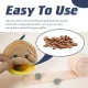 HamshMoc Plush Dog Puzzle Toys IQ Sniffing Training Dog Snuffle Feeder Soft Food Feeding Bowl Foraging Interactive Chew Squeaky Stress Relief. 