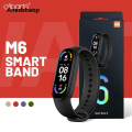 Anedshaop NEW M6 Jam pintar Smart Watch Sport Band Women Man Wristband Fashion Fitness Tracker Blood Monitor Bluetooth SmartWatch. 