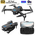 E88 Max Professional Drone 4k Wide-angle HD Dual Camera WiFi FPV Height Hold Foldable RC Quadrotor Helicopter. 