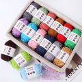 Functional Cotton Crochet Yarn Sewing For Bag Blanket Yarn Ball For Scarves Hat For Clothes DIY Hand Knitting. 
