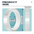 4 Rolls 20mm X33M(108Ft) Clear Heat Tape for Htv Electrical Tape Transparent High Temperature Sublimation Heat Resistant. 
