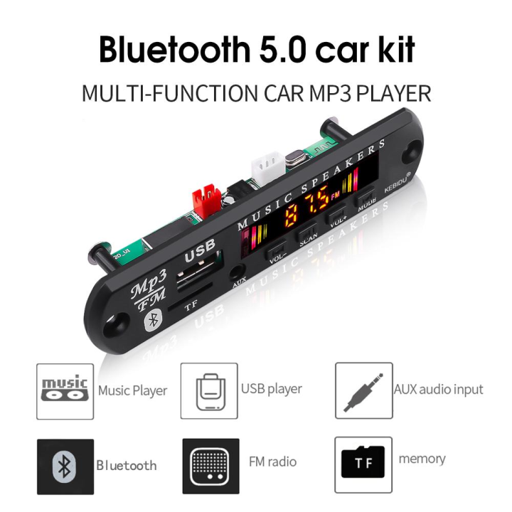 5V%20USB%20Bluetooth%20MP3%20WMA%20FM%20AUX%20Decoder%20Board%20Audio%20Kit%20With%20Remote%20-%20Image%202
