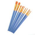 10Pcs/Set Artist Brush Set Professional Water/Oil Color Brushes for Painting Drawing Student Drawing Tools. 