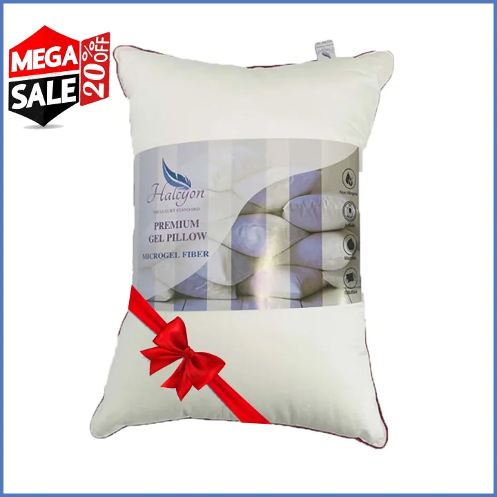 Halcyon Premium Gel Pillow - Micro Gel Fiber (18"x27")