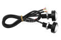 Dual Color Day Time Running Light Parking Light & Turn Signal Lamp DC 12V Eagle Eye / Pair. 