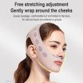 【HOT】 Double-Deck Face Slimming Bandage Face Lifting Belt V Line Face Slimming Strap Double Chin Tightener Slim Strap Facial Mask Tool. 
