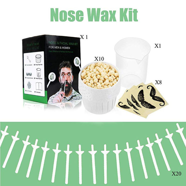 Nose%20Wax%20for%20Men%20&%20Women,Nose%20Hair%20Removal%20Wax%C2%AD%20Kit%20with%20Safe%20Tip%20Applicator,Safe,%20Quick%20and%20Painless%2050g%20-%20Image%205