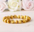 Tiger Eye Stone Bracelet Natural Breads 8. 