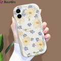 Jizetin for Samsung A06 Back Cover Spring Flowers Curved Wavy Edge Soft Silicone Phone Case. 