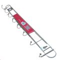 Stainless Steel Hanger Kitchen Bathroom 8 Hook Holder Clothes Storage Coat Rack Clothing Hangers Cloth Hooks. 