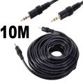 10m 3.5mm Jack Audio Cable 3.5 Male to Male Cable Audio AUX Cable for Car Headphone MP3/4. 