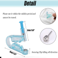 Ear Piercing Gun Healthy Safety Sterile Disposable Body Ear Nose Gun with Tool Kit + Metal Stud Earring Stainless Steel. 