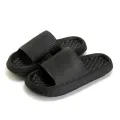【WEJA】4cm Thick Platform Pillow Slippers Women 2024 Summer Eva Soft Sole Indoor Slides Woman Flat Non Slip Bathrooom Home Slippers. 