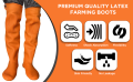 Farming Boot Rubber Boots Farmer Safety Paddy Shoes Home Gardening Agriculture. 