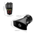 7 Tone Sound Car Recording Emergency Siren Mic Emergency Amplifier Hooter Fire Alarm. 