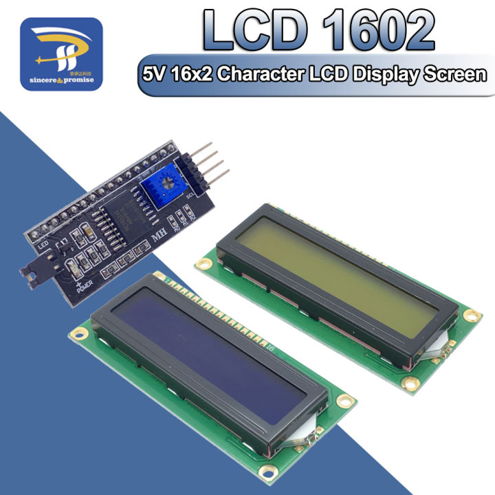lcd1602-i2c-lcd-display-module-16x2-karakter-lcd-pcf-85... LCD1602 PCF8574T PCF8574 IIC/I2C / Interface 16x2 Character LCD Display ...