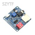 Voice Sound Playback Module Arduino Mp3 Player Module Uart I/o Trigger Class D Amplifier Board 5w 8m Storage Dy-Sv5w Sd/tf. 