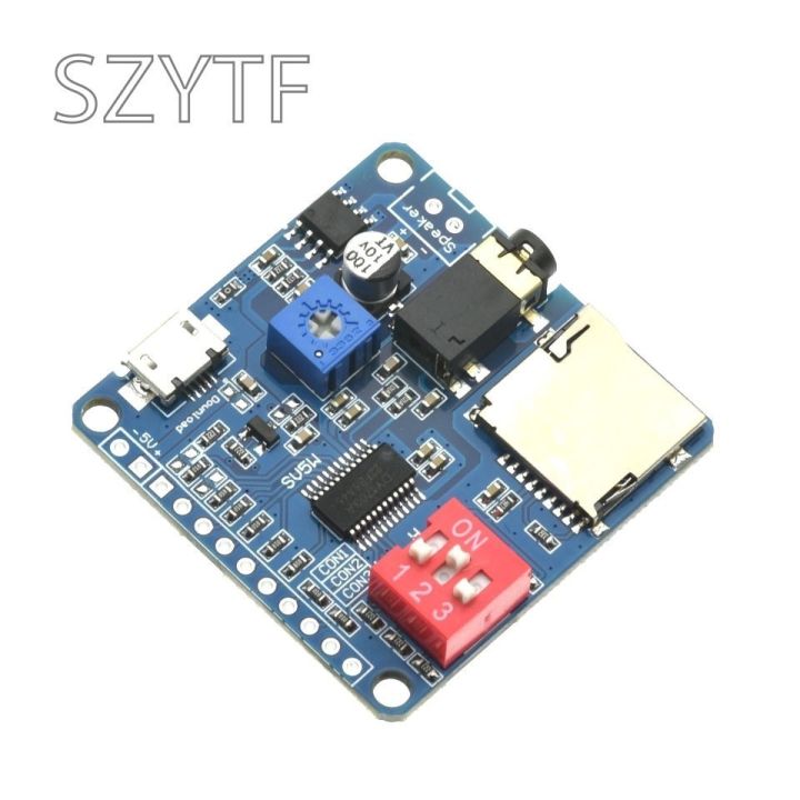 Voice%20Sound%20Playback%20Module%20Arduino%20Mp3%20Player%20Module%20Uart%20I/o%20Trigger%20Class%20D%20Amplifier%20Board%205w%208m%20Storage%20Dy-Sv5w%20Sd/tf%20-%20Image%203
