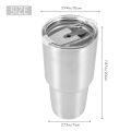 Stainless Steel Tumbler Cup with Lid 30 Oz Double Wall Vacuum Flask. 