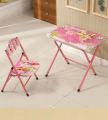 Table for Kids STUDY TABLE |Relaxdays Folding Children's Furniture Set, Metal Folding Chair & Table, Princess Motif, Space-Saving Foldable |LMH395LKG |eMALL. 