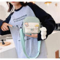 Small Mini Crossbody Bag Versatile Cute Korean style  Bag Fashionable Canvas Women's Shoulder Bag for Casual Wear  Carry Young Women Fashion Accessory  Carrying. 