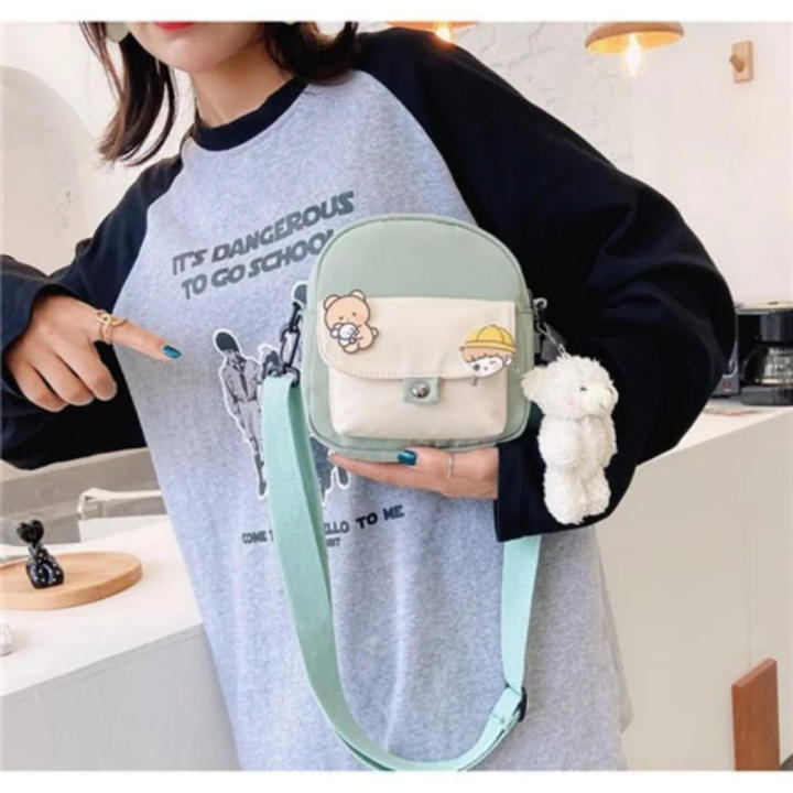 Small%20Mini%20Crossbody%20Bag%20Versatile%20Cute%20Korean%20style%20%20Bag%20Fashionable%20Canvas%20Women's%20Shoulder%20Bag%20for%20Casual%20Wear%20%20Carry%20Young%20Women%20Fashion%20Accessory%20%20Carrying%20-%20Image%208