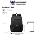MENSPE Fashion Backpack Men Laptop Backpack Travel Bag Waterproof Backpack Business Bag College Backpack Casual Shoulder Bag Anti Theft Back Pack School Bag for Men Women. 