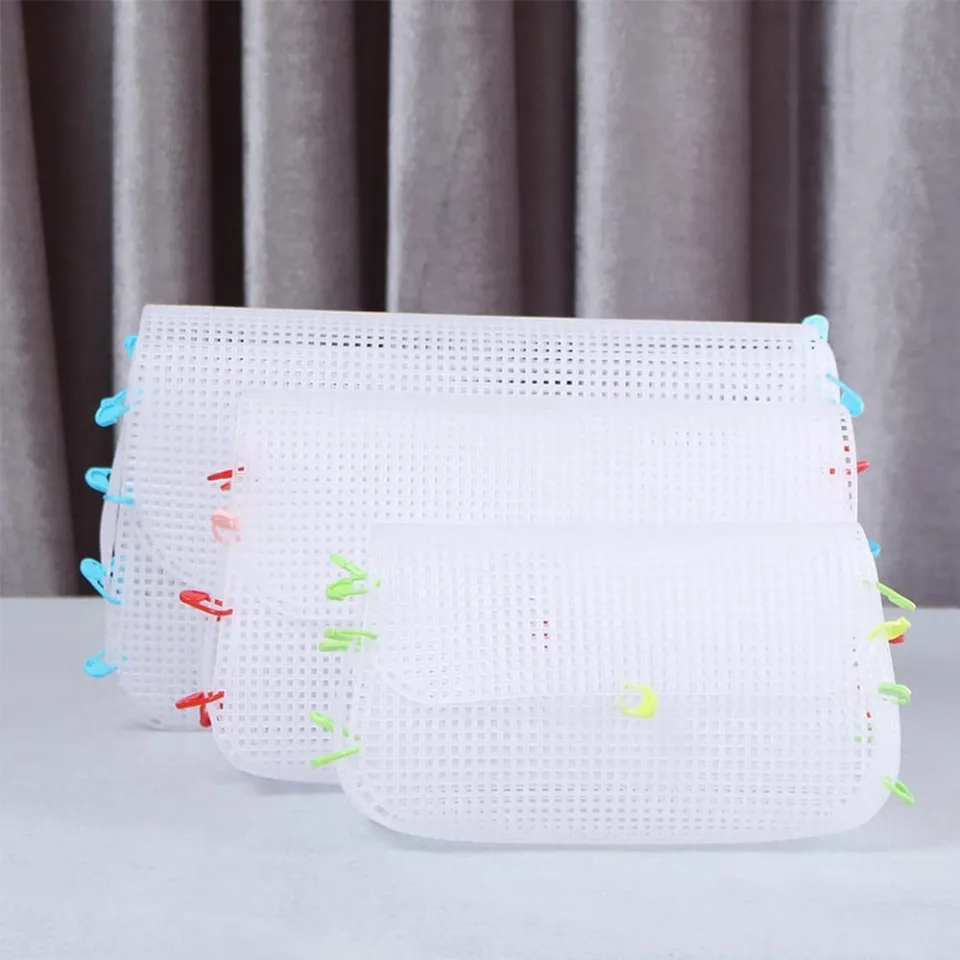Sizes Mesh Clear Plastic Canvas Sheets DIY Handbag Frame - Main Image