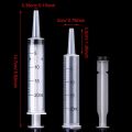 With Rubber Stopper 20ml Pump Measuring Large 60ml Feeding Syringe Plastic Large Capacity. 