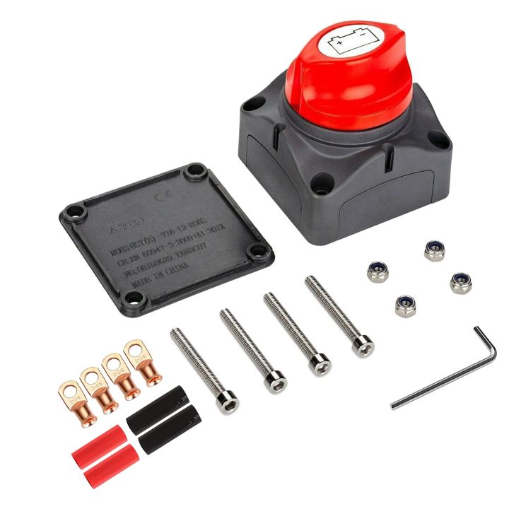 48V-60V Battery Disconnect Switch, RV Master Isolator Cut Off Switch ...