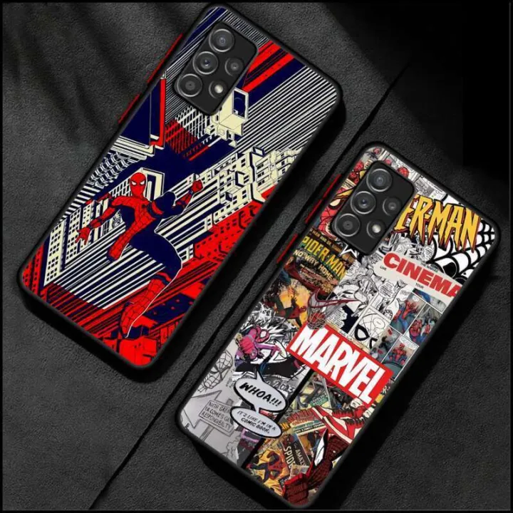 Xiaomi Redmi Note 9 12 11 9S 11S 12S 8 7 8t 11t 10S 10 Pro Spider Man Shockproof Transparent TPU Plastic Shell