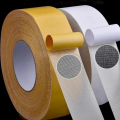 WapuAffordable5M High Viscosity Tapes Double Sided Cloth Base Grid Tapes Waterproof Traceless Carpet Adhesive Fiber Tape Strong Sticky Strips. 