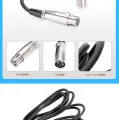Spot Customizable XLR Cable Male and Female XLR Three-Core Japanese Audio Professional Sound Mixing Console Microphone Cable. 