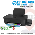 HP Ink Tank 115 color ink printer. 