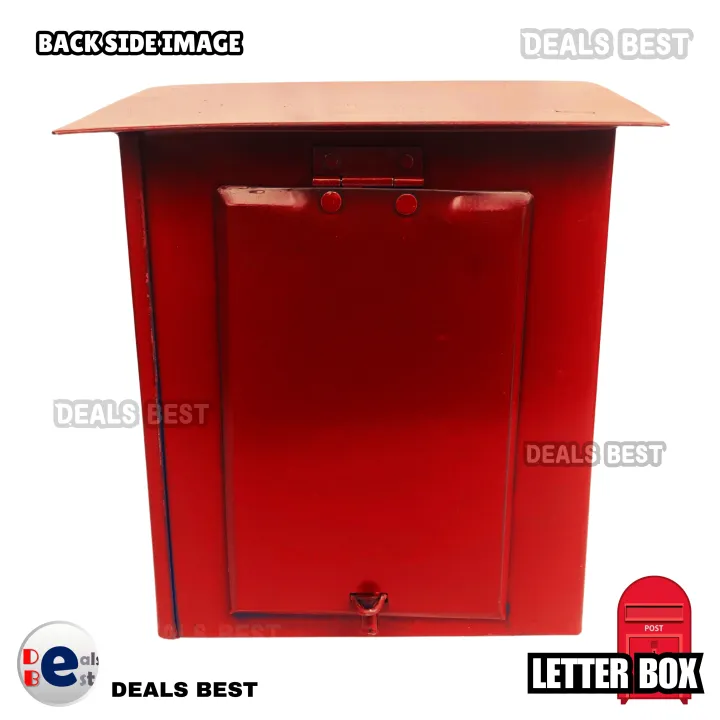 Letter%20Box%20Mail%20Box%20Post%20Box%20High%20Quality%20Wall%20Mounted%20-%20Dark%20Red%20-%20Image%204