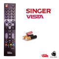 Singer Vista LED/LCD/Smart TV Remote Controller AD1549 & Free Batteries. 