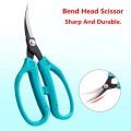Curved Sewing Scissors Embroidery Scissors Needlework Tool Professional Tailor Scissors For Leather Fabric Cloth Paper CuttingHats & Caps. 