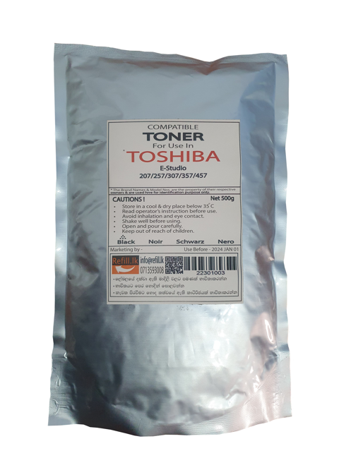 Toner (Toshiba E studio 207/257/307/357/457 Toner Powder 500g) | Daraz.lk