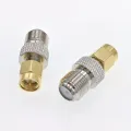3G 4G 5G LTE SMA Male to F Female Adaptor - Coaxial Cable External Antenna Connector for Router. 