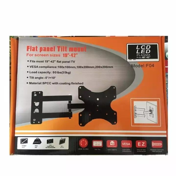 TV%20Wall%20Mount%20Bracket%2019-42%20inch%20Full%20Motion%20Extension%20Arm%20Swivel%20Tilt%20for%20LCD%20LED%20HD%20and%20Plasma%20-%20Image%204