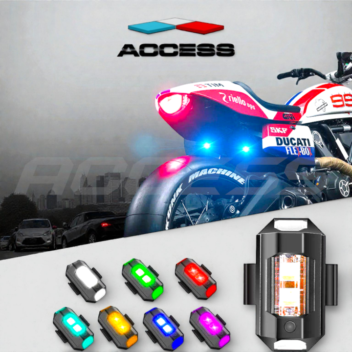 Seven-Color LED Aircraft Light for Night Flight Remote Control Car ...