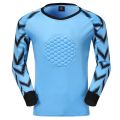 Men Kids Rugby Soccer Goalkeeper Jerseys Football Goalie Jersey Shirts Goal Keeper Sport Kit Chest Elbow Protector Custom Print. 