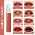 Maybelline New York Liquid Matte Lipstick, Long Lasting, 16hr Wear, Superstay Matte Ink, 225 Delicate, 5ml FROM INDIA(SAM). 