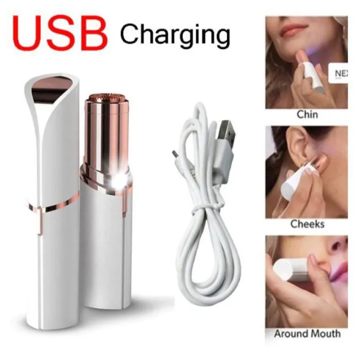 USB%20Rechargeable%20Facial%20Trimmer%2018k%20Gold%20Plated%20Frt%20Finishing%20Touch%20Flawlbss%20or%20Flawless%20Hair%20Remover%20Machine%20-%20Image%202