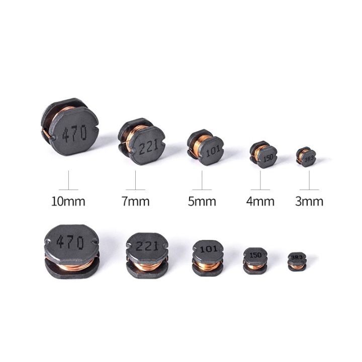 10pcs%20SMD%20Power%20Inductor%20CD32%20CD43%20CD54%20CD75%20CD105%202.2uH%203.3uH%204.7uH%206.8uH%2010uH%20100uH%20150UH%20220UH%20330UH%20470UH%20680UH%20Inductance%20-%20Image%202
