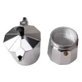（New）Aluminum Italian tove Top/Moka Epreo Coffee Maker/Percolator Pot Tool 50Ml. 