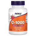 Now foods vitamin C 1000, With Rose Hips and Bioflavonoids, 100 Tablets. 